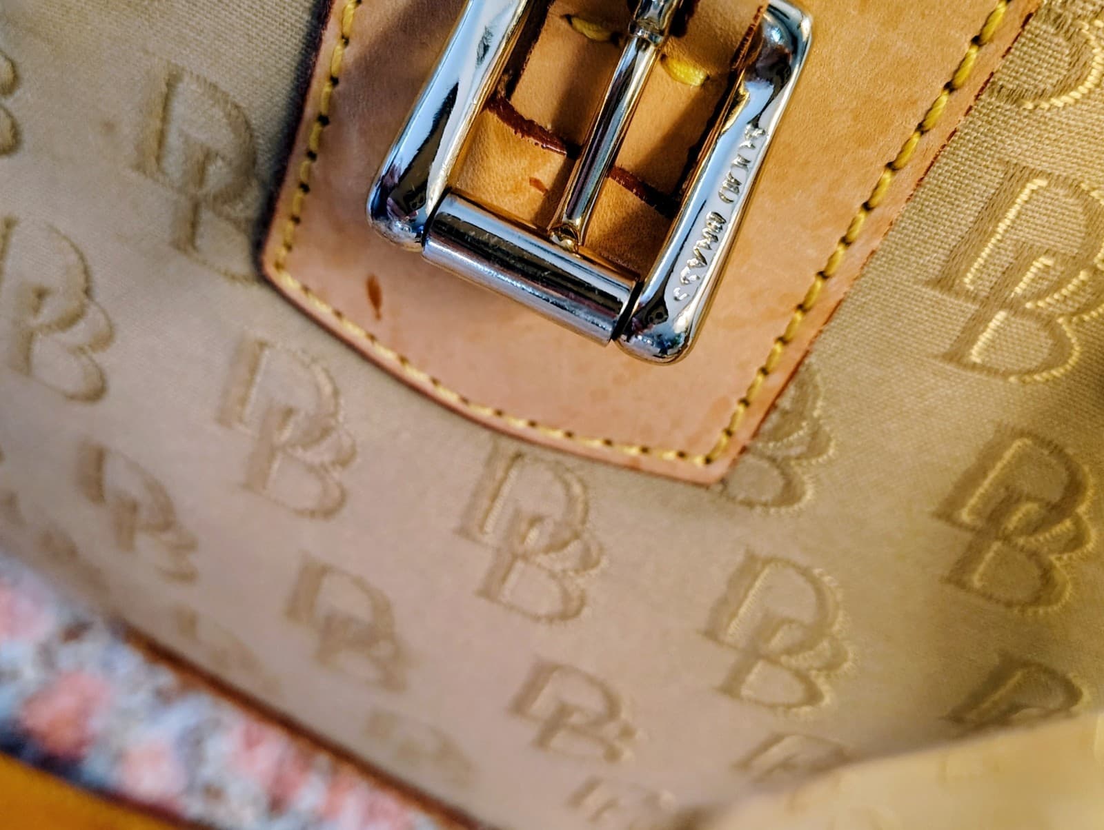 Dooney And Bourke Large Satchel Tote Bag, Duck Charm, COA - Thumbnail 23