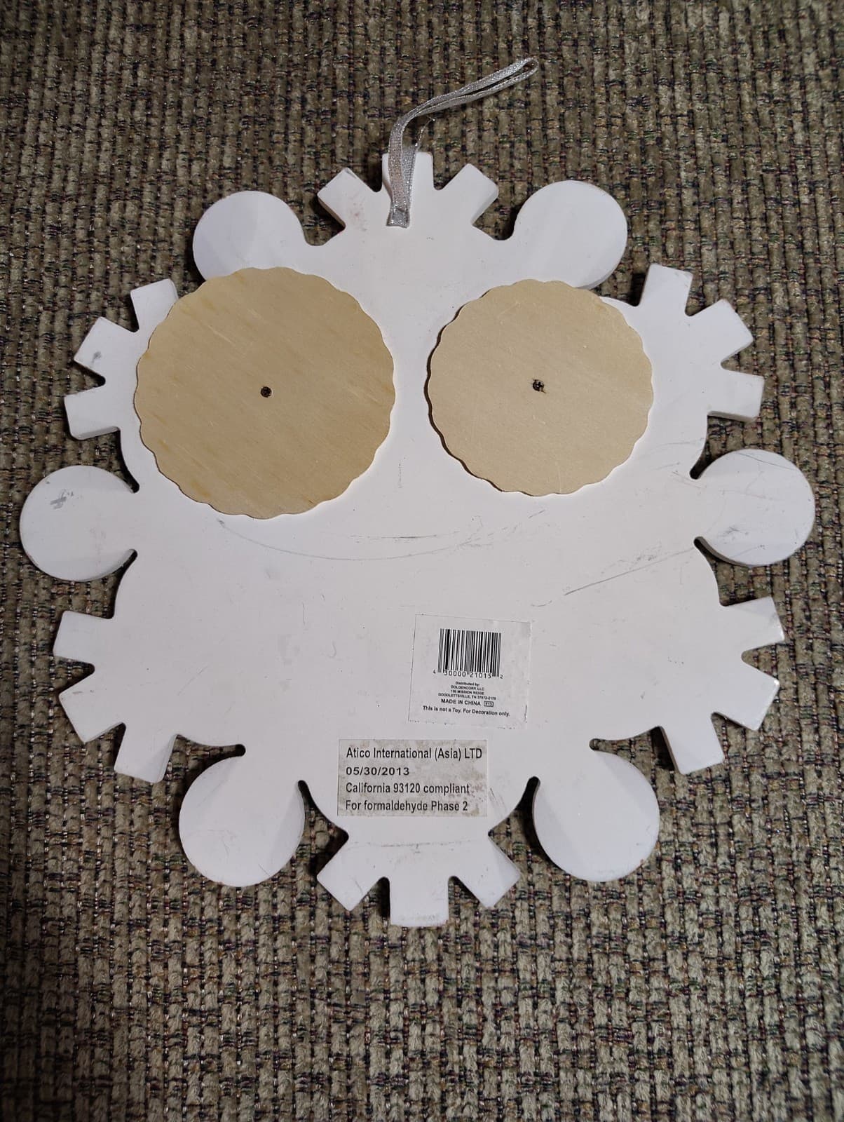 Snowflake Snowman Christmas Count Down Sparkle Christmas Wall Decor - Thumbnail 2