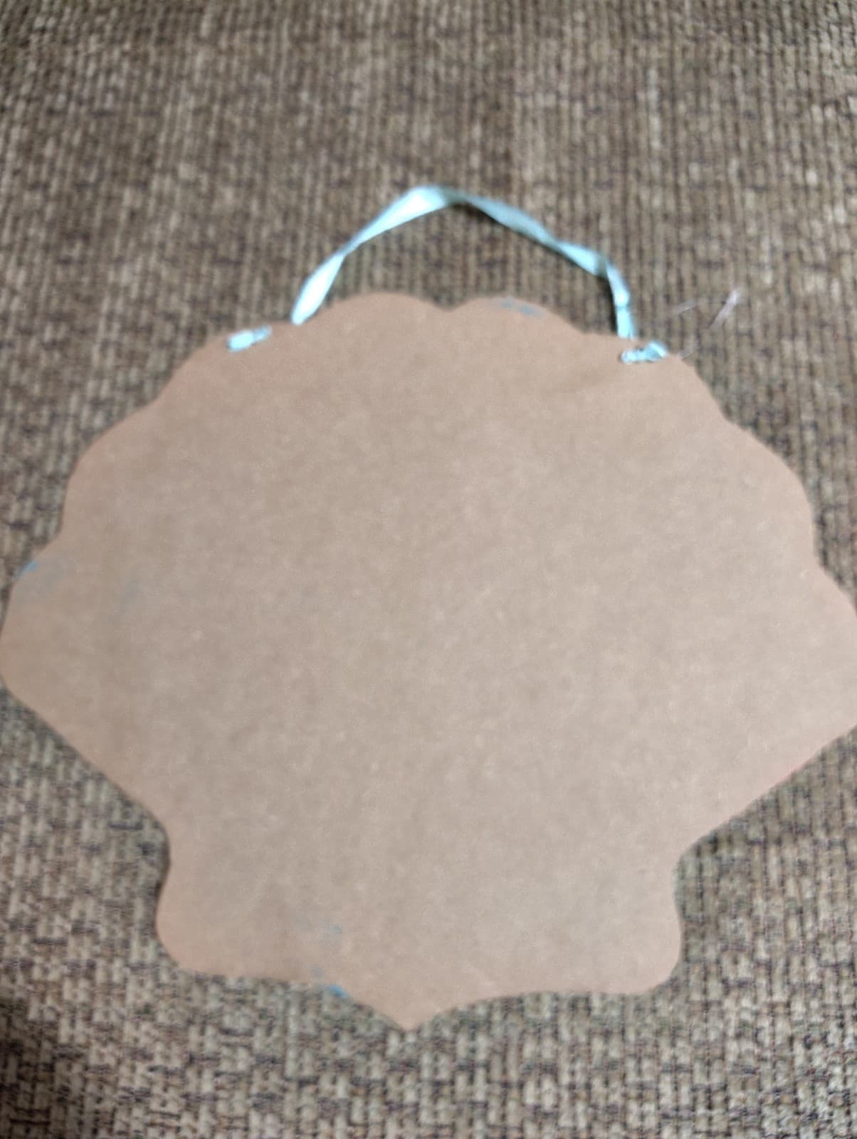 PINK SEASHELL WITH BLUE TROPICAL FISH BEACH PARTY LUAU DECORATIVE WALL SIGN - Thumbnail 2