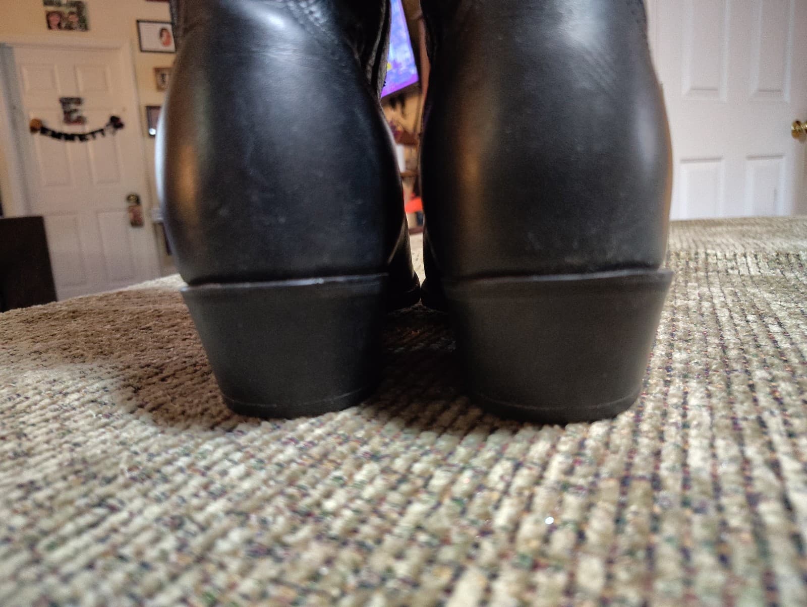 Twisted X Black Leather Womens Boots Western Cowboy Boots Size 8 C - Thumbnail 7