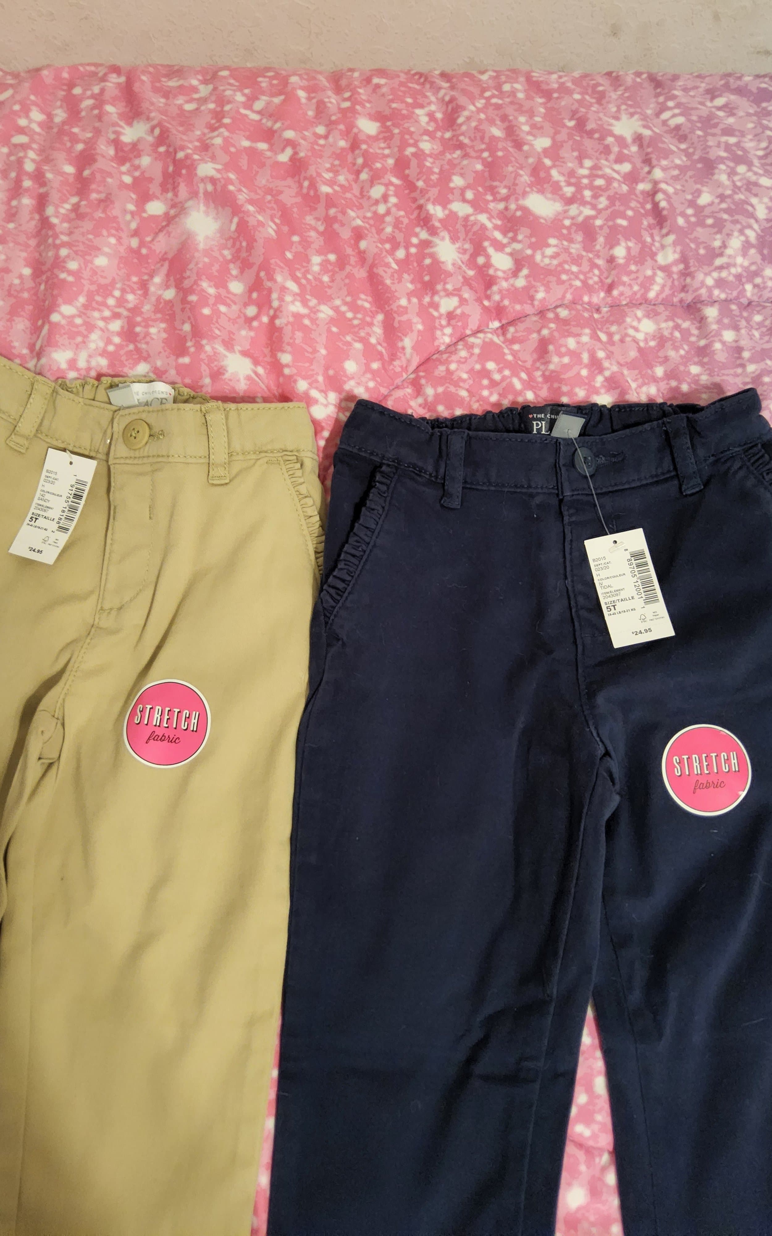 The Children's Place Stretch Chino Pants Size 5T - Thumbnail 2