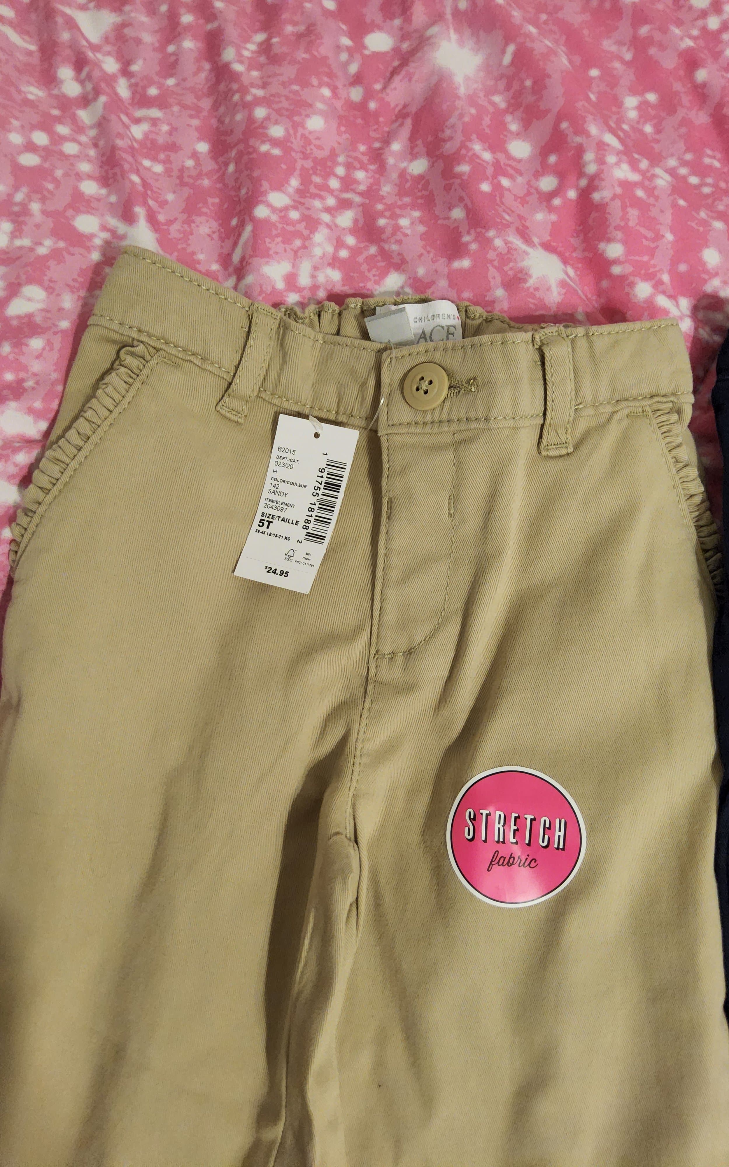 The Children's Place Stretch Chino Pants Size 5T - Thumbnail 4