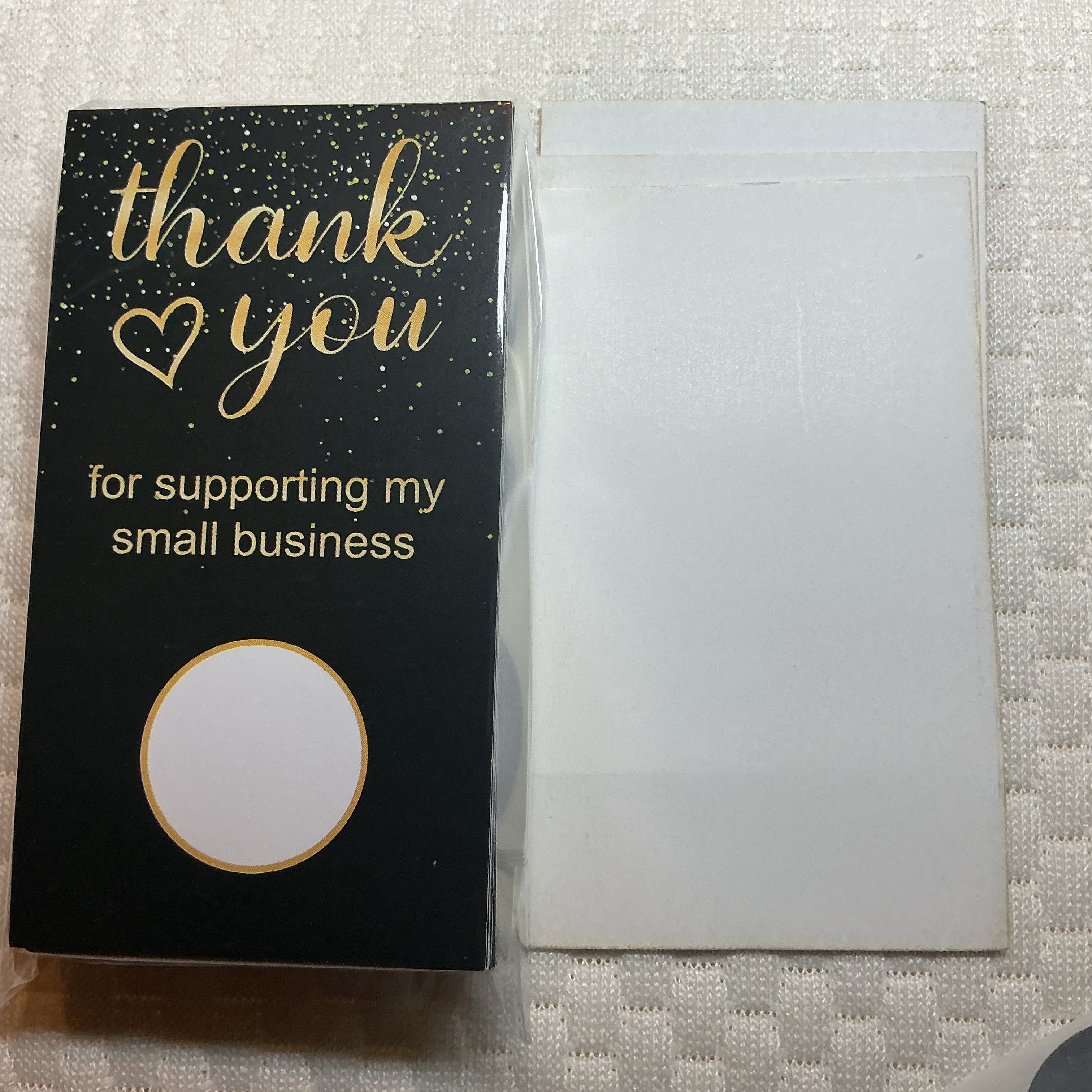★ 50 Scratch-Off Stickers & Thank You Cards | Reveal Your Next Discount - Thumbnail 3