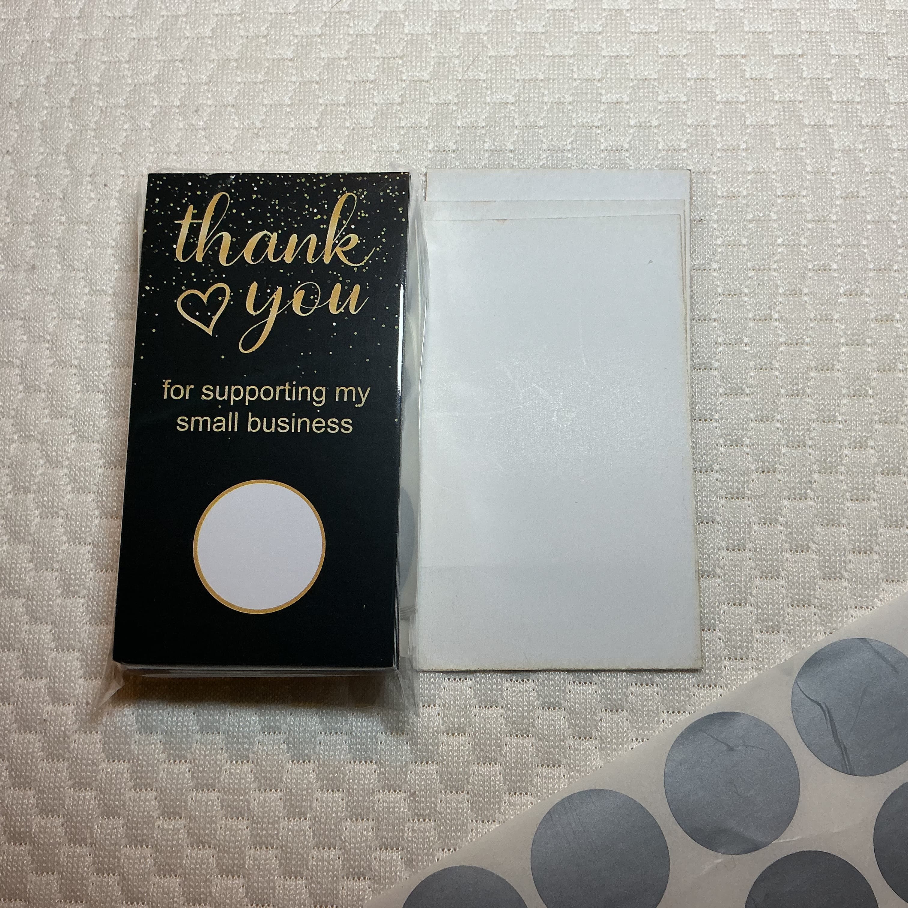 ★ 50 Scratch-Off Stickers & Thank You Cards | Reveal Your Next Discount - Thumbnail 4