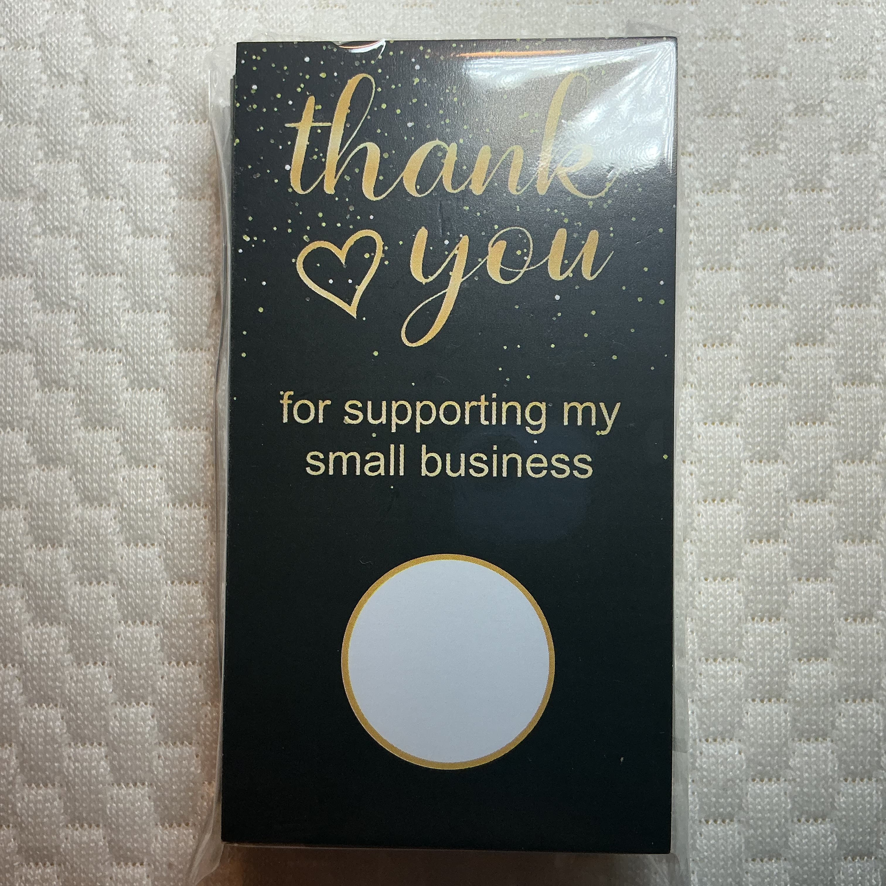 ★ 50 Scratch-Off Stickers & Thank You Cards | Reveal Your Next Discount - Thumbnail 5