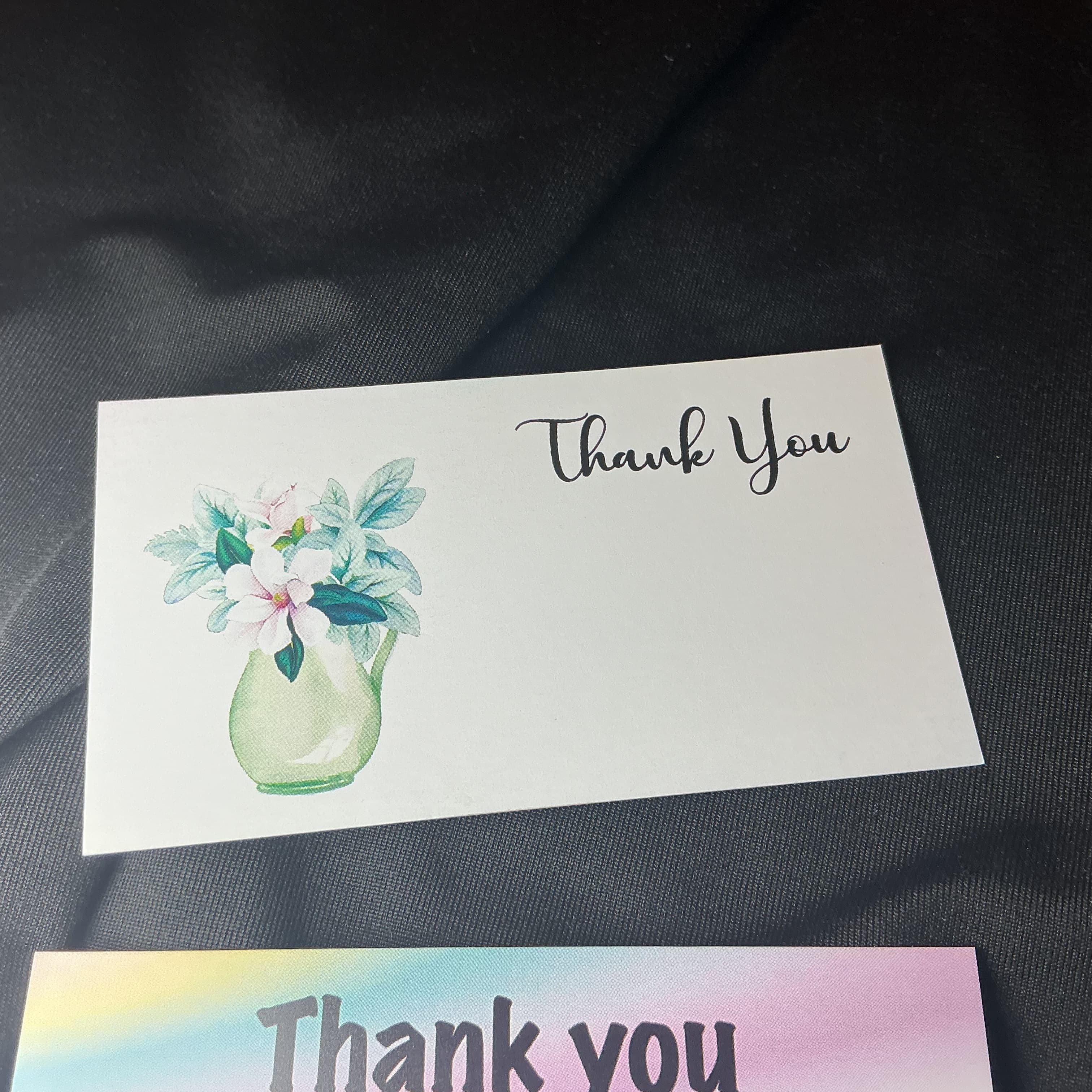 ★ 25 Double-Sided Thank You Cards | Small Business Package Inserts | Blank Notes - Thumbnail 2