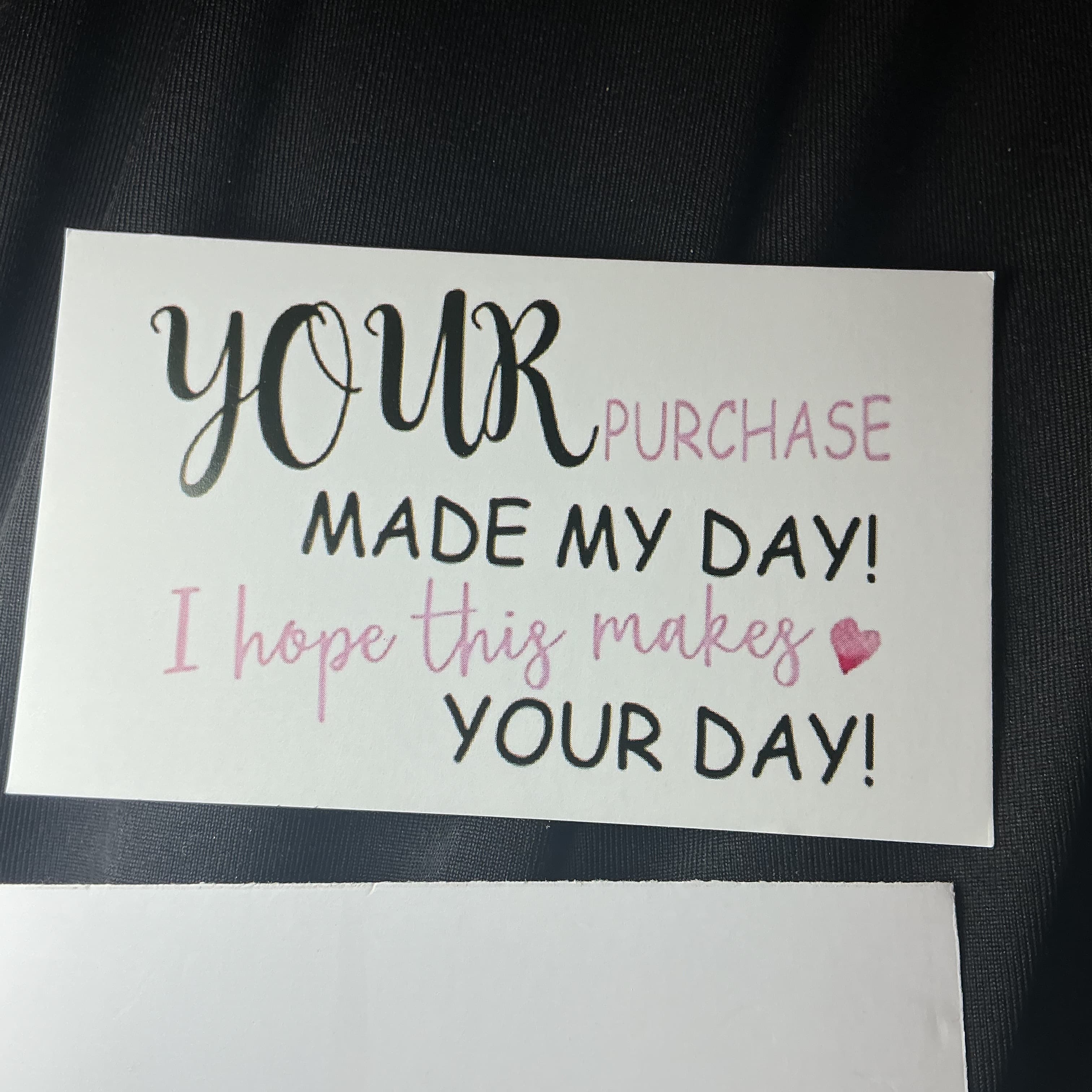 ★ 25 Thank You Cards Blank Package Inserts Small Business Appreciation Notes - Thumbnail 2