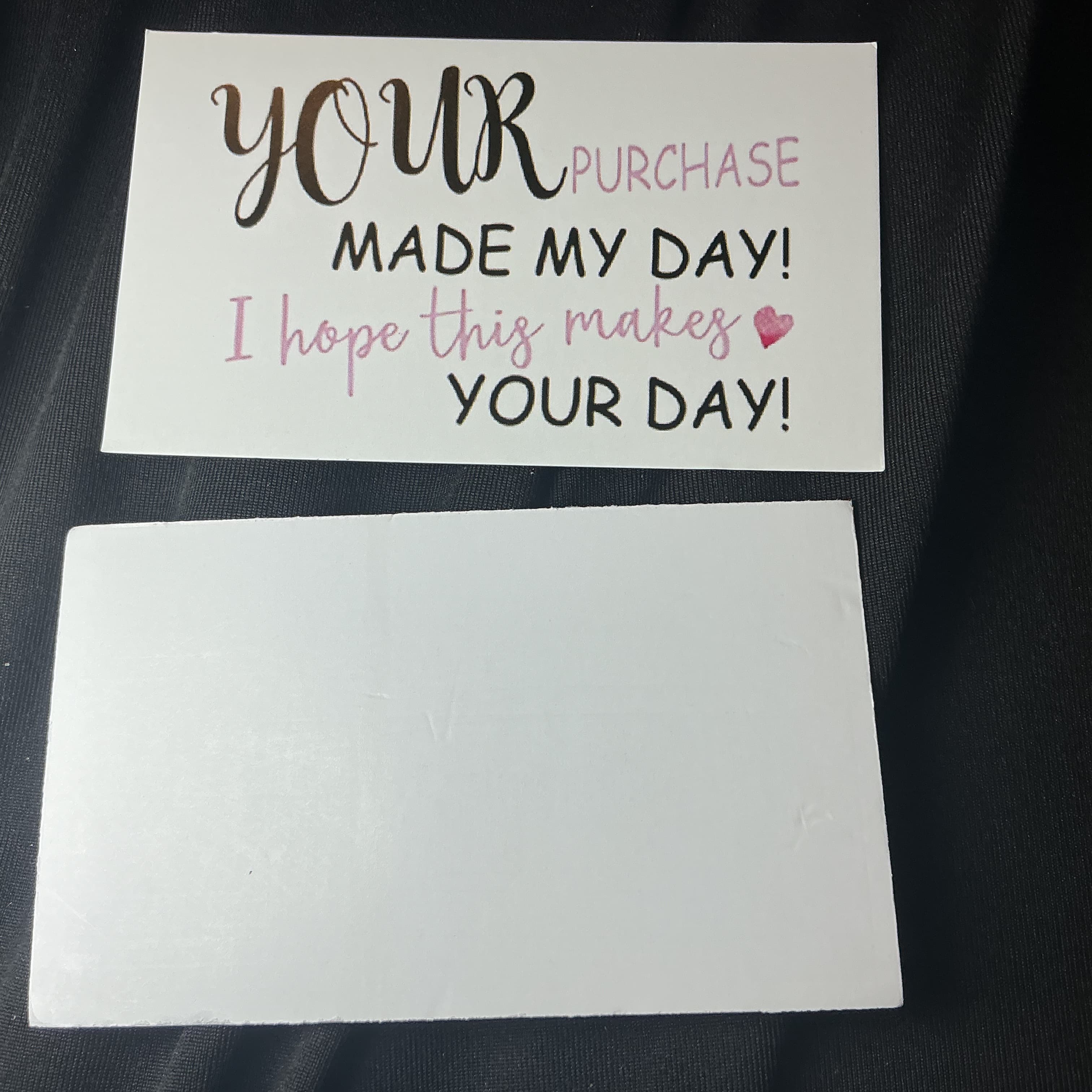 ★ 25 Thank You Cards Blank Package Inserts Small Business Appreciation Notes - Thumbnail 4