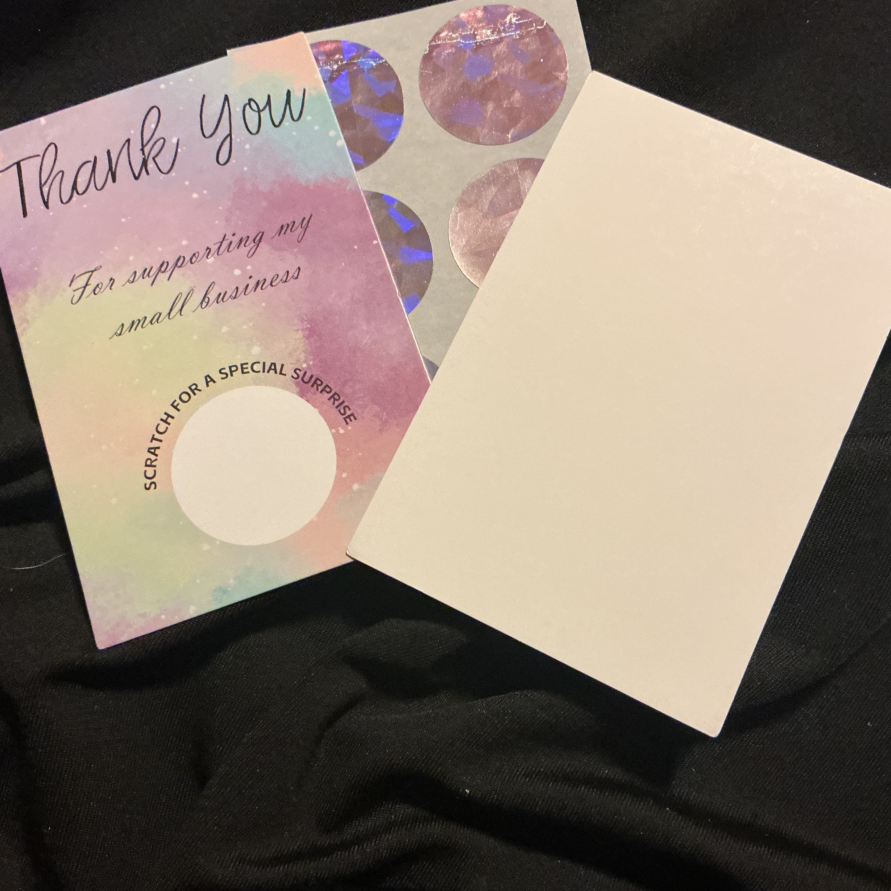 ★ 25 Scratch Off Discount Cards Business Thank You Customer Reward Promotion - Thumbnail 2