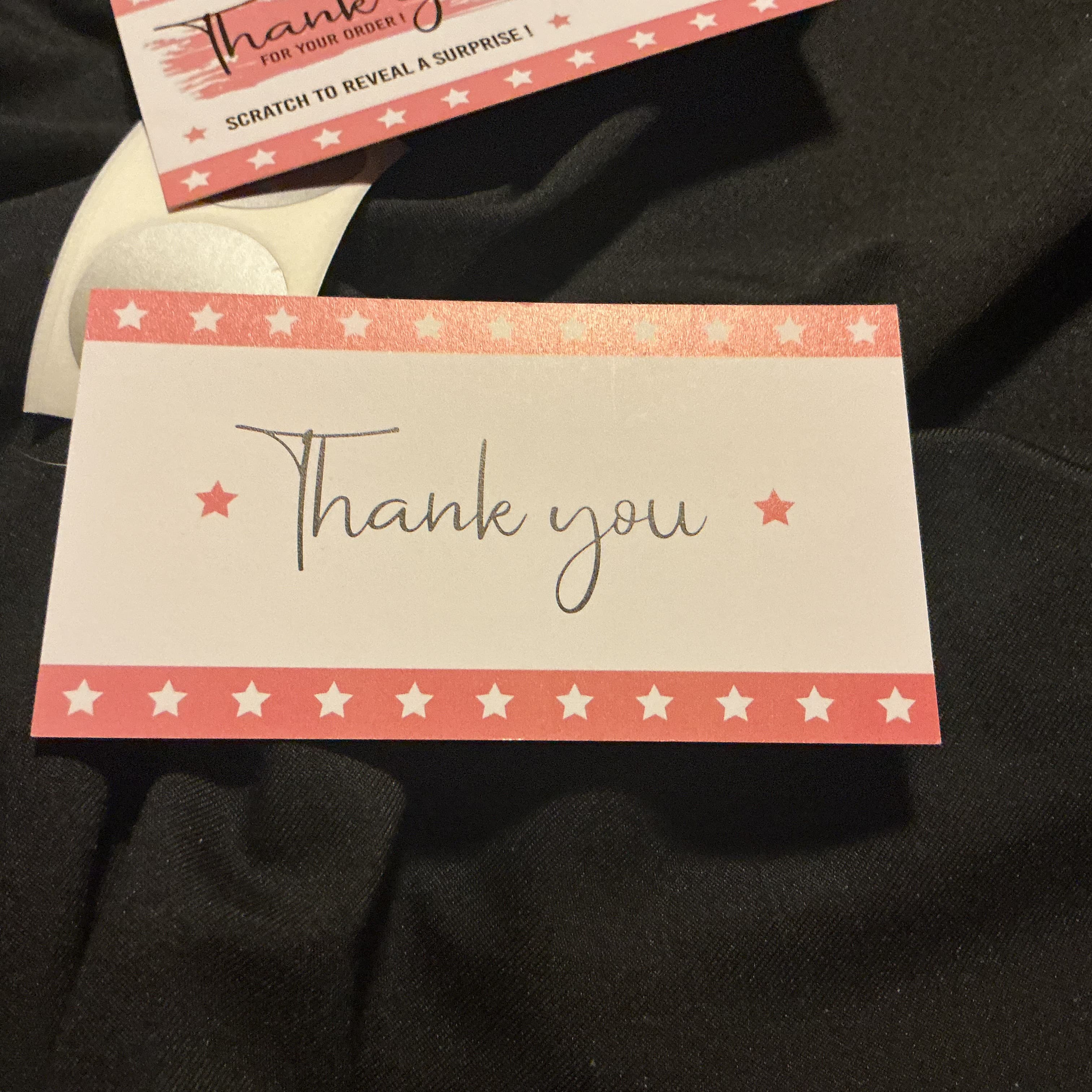 ★ 25 Scratch Off Discount Cards Customer Reward Thank You Promotion Set - Thumbnail 5