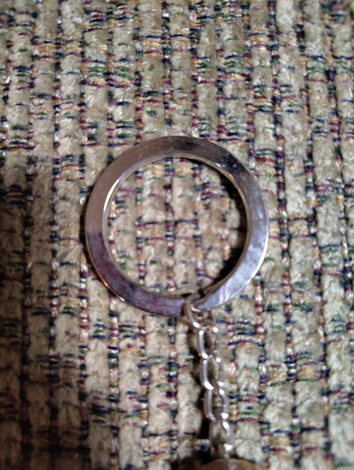 BB2 Secret to life be happy being imperfect Keychain keyring key chain ring ganz - Thumbnail 3