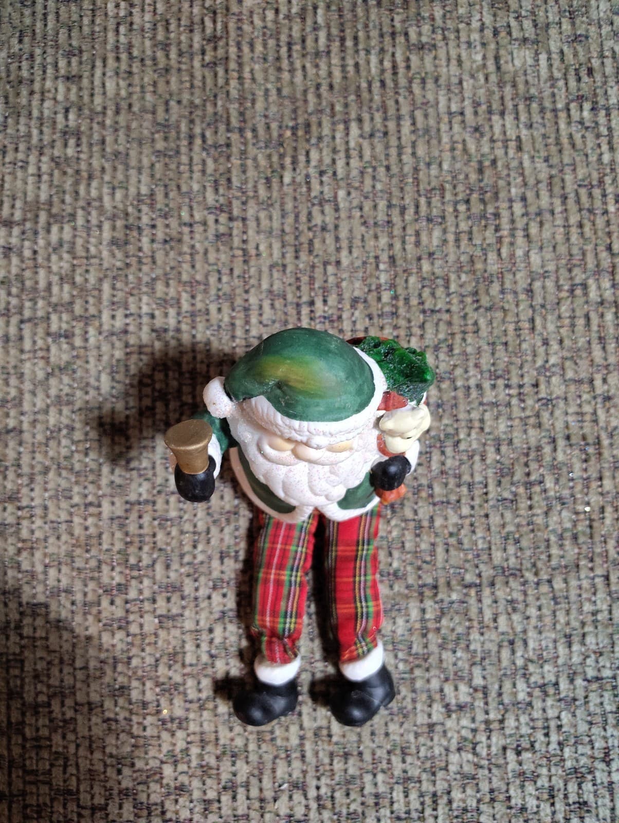 Santa Claus Shelf Sitter Bell And Gifts - Thumbnail 3
