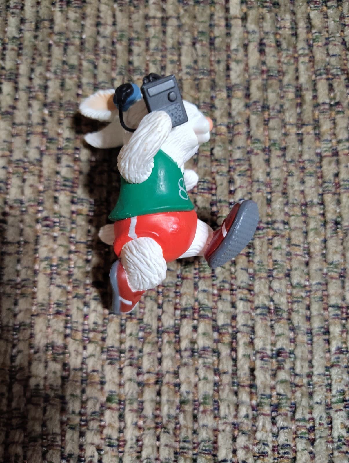 Vintage Hallmark Christmas Ornament 1987 Runner Marathon Bunny Rabbit - Thumbnail 3
