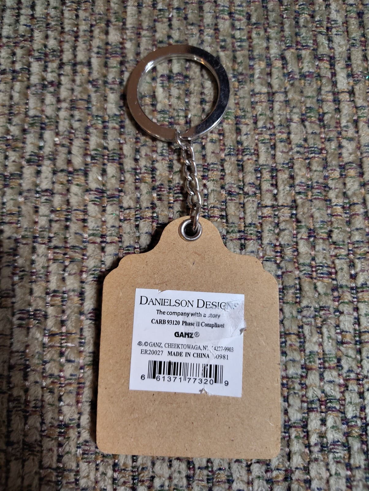 BB2 Secret to life be happy being imperfect Keychain keyring key chain ring ganz - Thumbnail 2