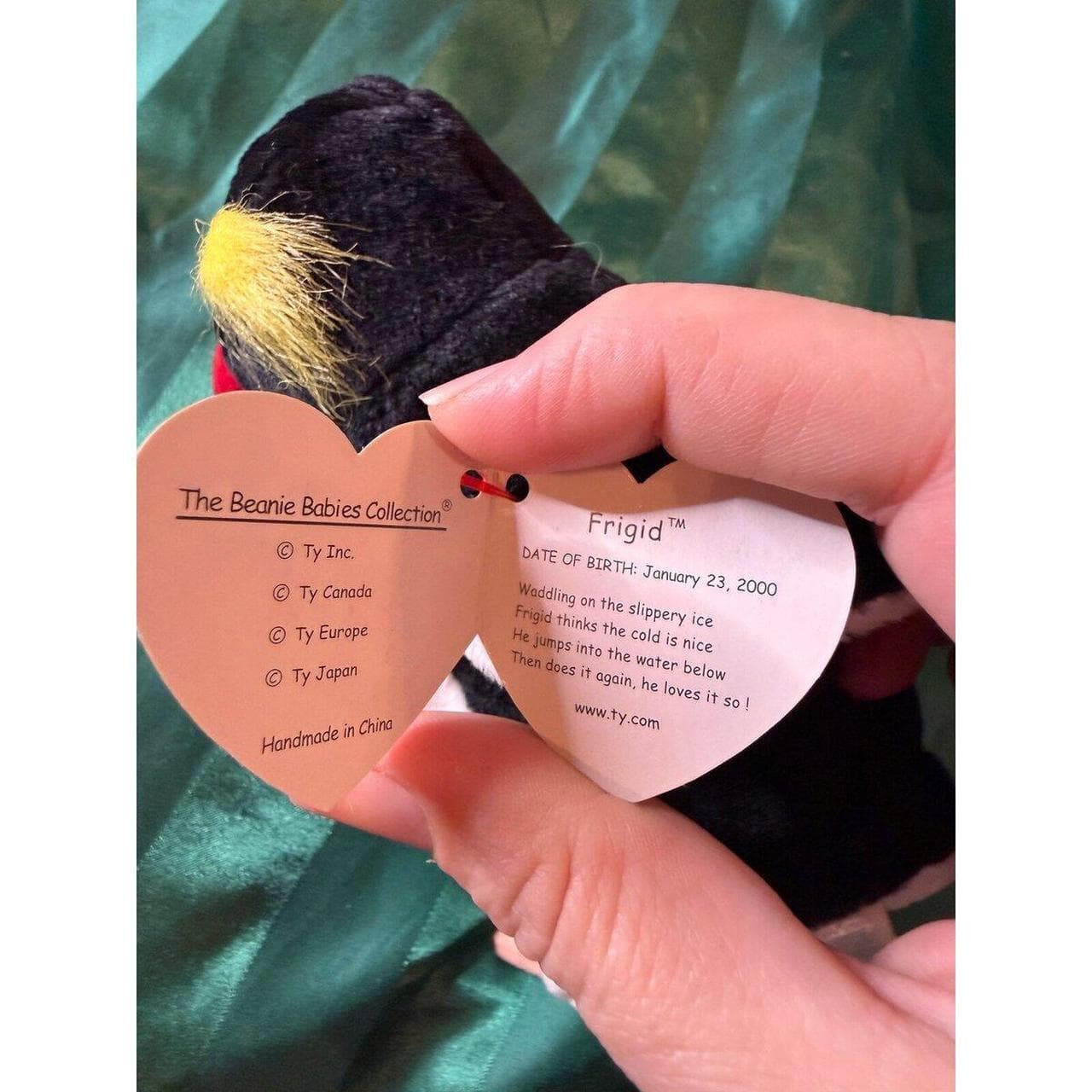 Ty Beanie Baby Frigid Penguin Plush 2000 - Bundle Discounts Available! - Thumbnail 2