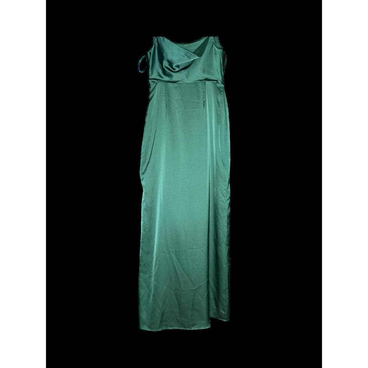 Emerald Charisma Cowl Neck Gown - Size Medium - Thumbnail 4