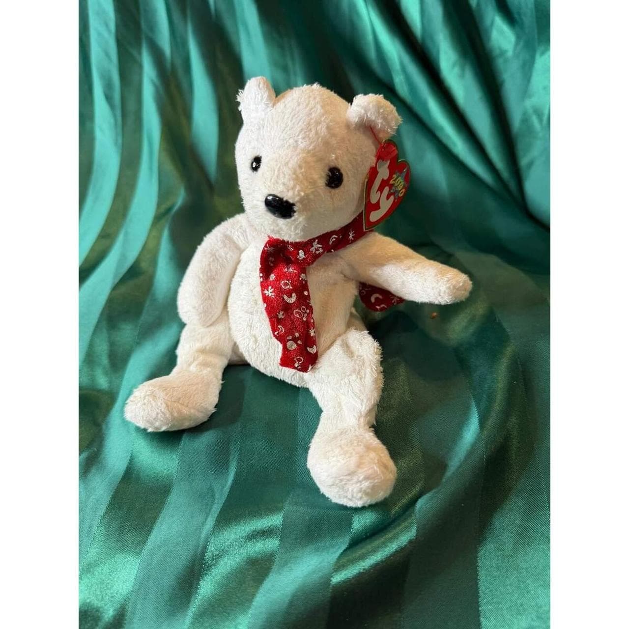 Ty Beanie Babies 2000 Holiday Teddy Plush - Perfect for Collectors - Thumbnail 2