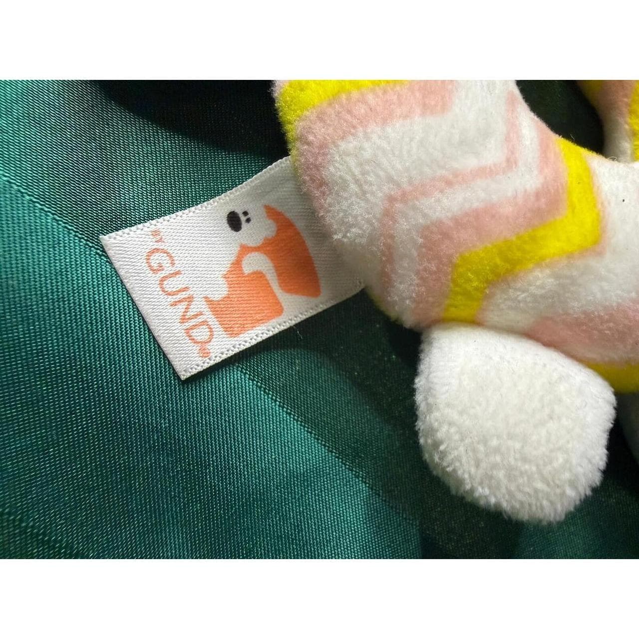 GUND Bunny Plush Ring Rattle Toy - Perfect for Little Hands - Thumbnail 5