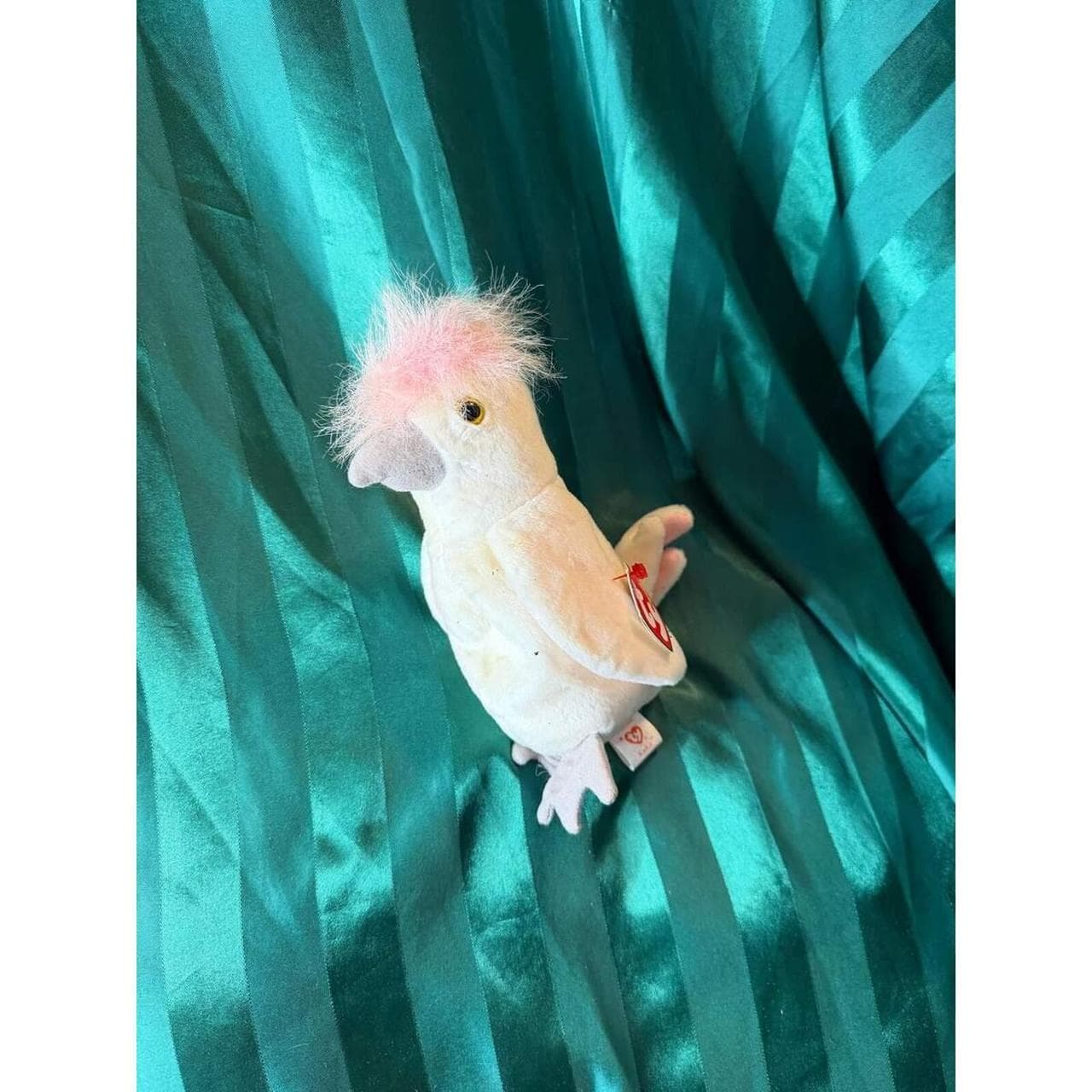 Ty Beanie Babies Kuku Cockatoo Plush 1997 - Bundle Discounts Available! - Thumbnail 4