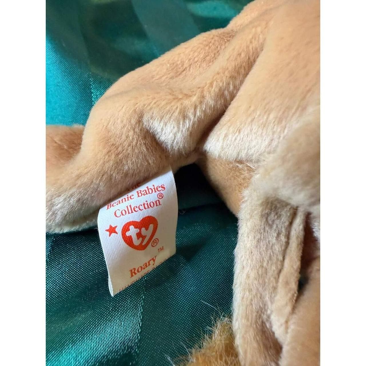 Ty Beanie Babies Roary Lion Plush Toy - Collectible - Thumbnail 2