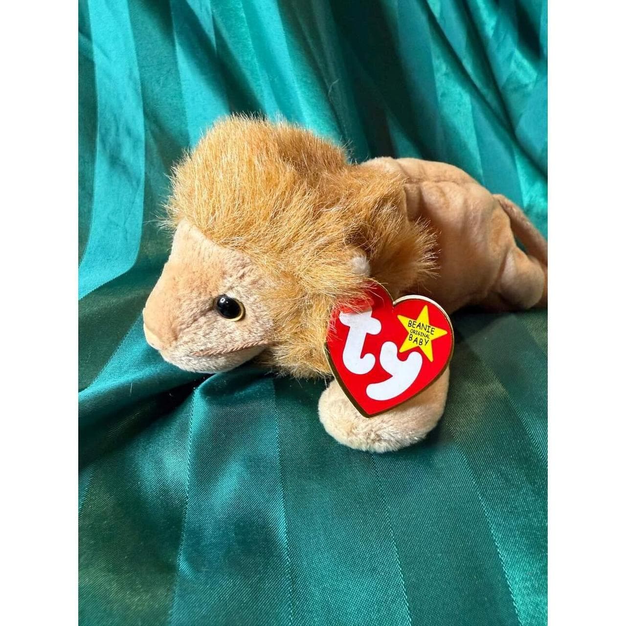 Ty Beanie Babies Roary Lion Plush Toy - Collectible - Thumbnail 4
