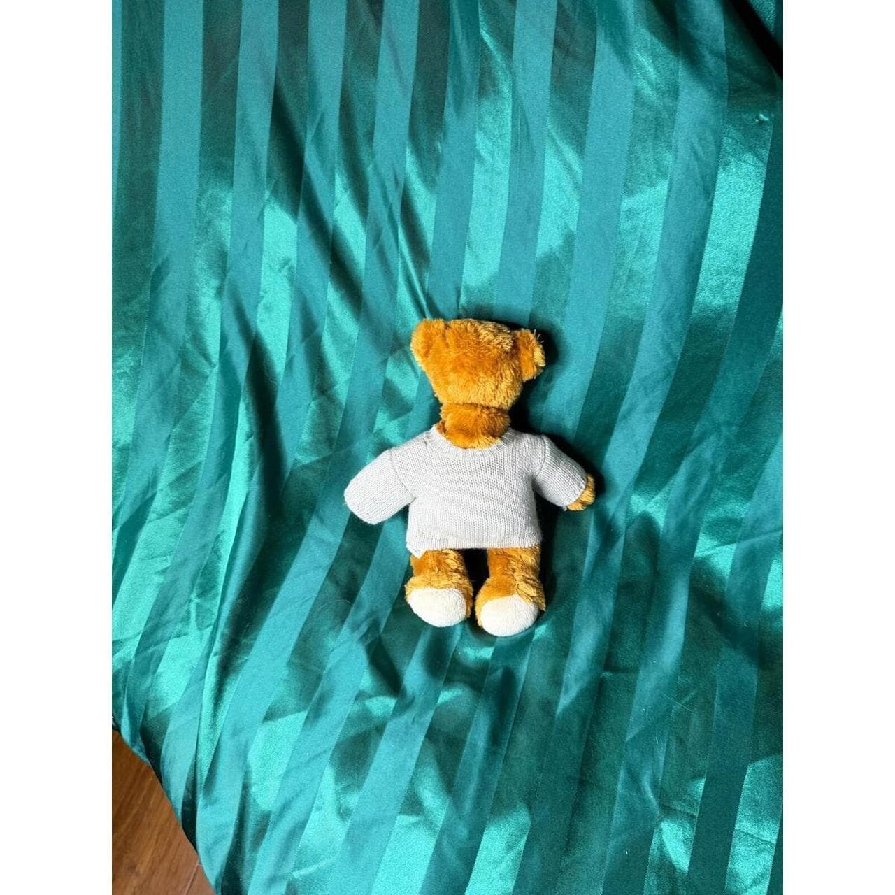 Plushland LSU Tigers Teddy Bear with Grey Logo Sweater - Thumbnail 2