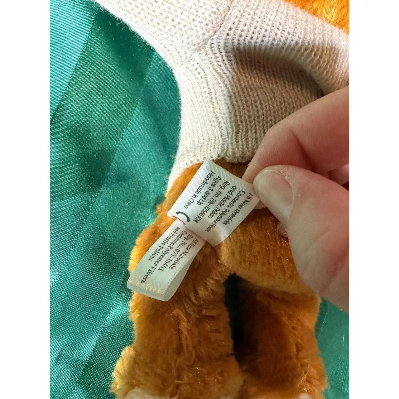 Plushland LSU Tigers Teddy Bear with Grey Logo Sweater - Thumbnail 3