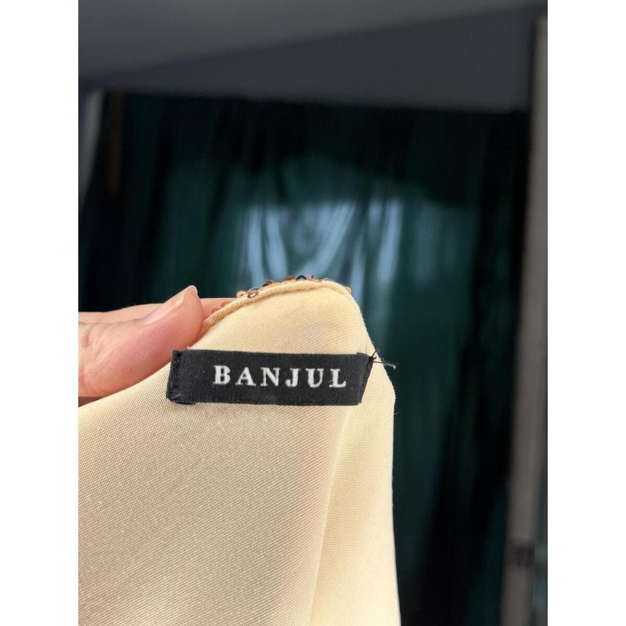 Banjul Metallic Sequin & Feather Party Dress ✨ - Thumbnail 3