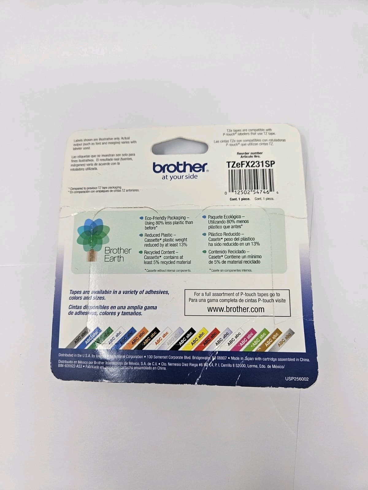 Brother Label Maker Tape TZe FX231 Laminated adhesive for Cable Wires - Thumbnail 2