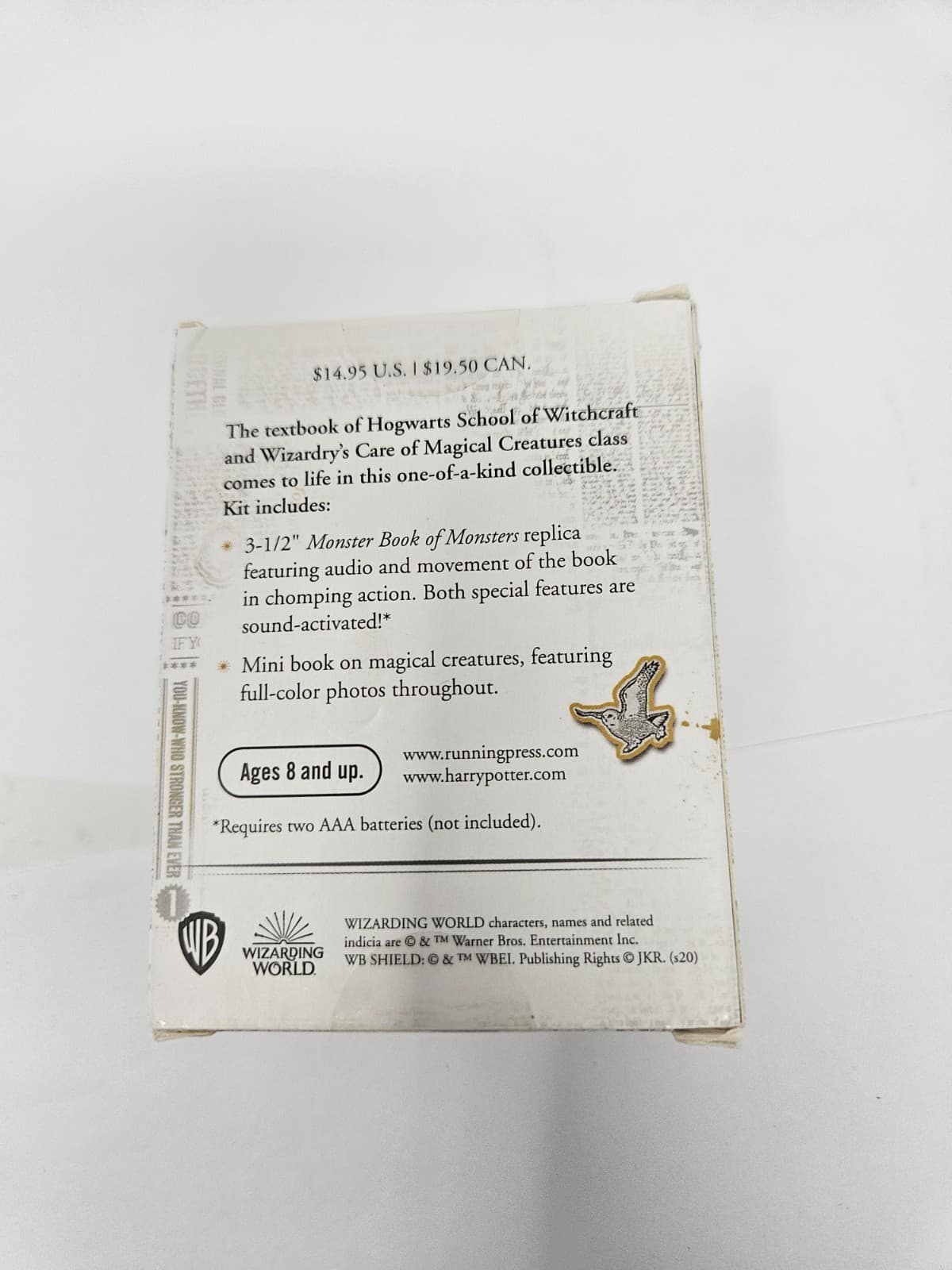 Harry Potter The Monster Book of Monsters Audio Book plus Creatures Book SEALED - Thumbnail 3