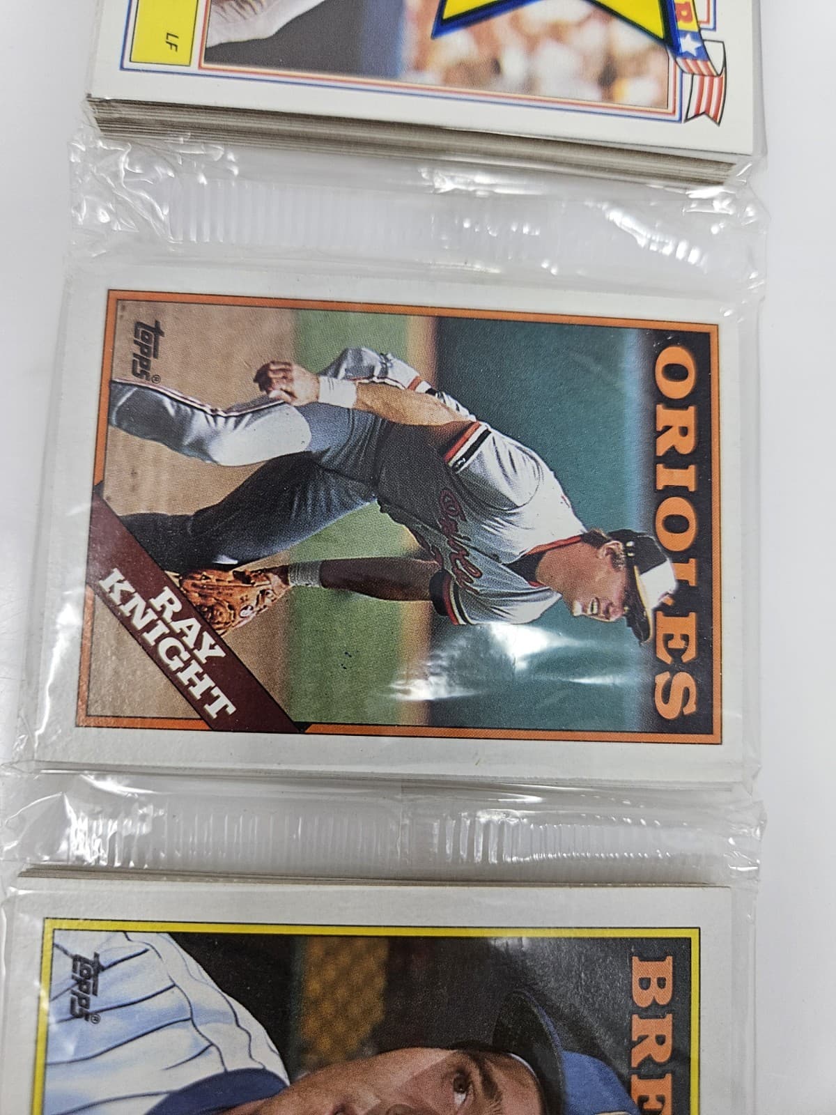 1988 Topps Baseball 42 Rack Pack Sealed Gary Carter All Star Card - Thumbnail 4