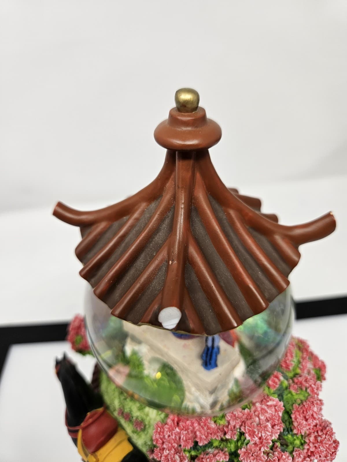 RARE Vintage Disney Mulan Snow Globe Music Box, Works Damaged* - Thumbnail 6