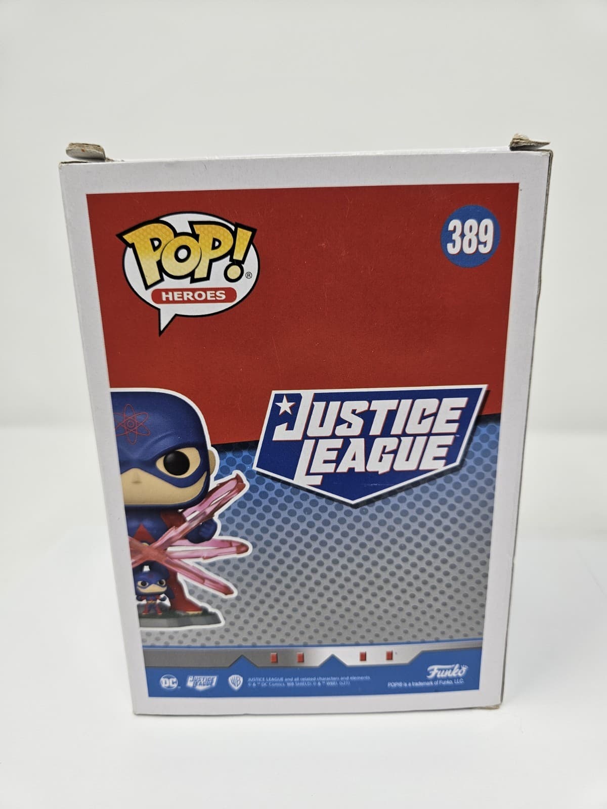 Funko Pop! Heroes: Justice League - Atom #389 (GameStop WonderCon Exclusive) NIB - Thumbnail 2