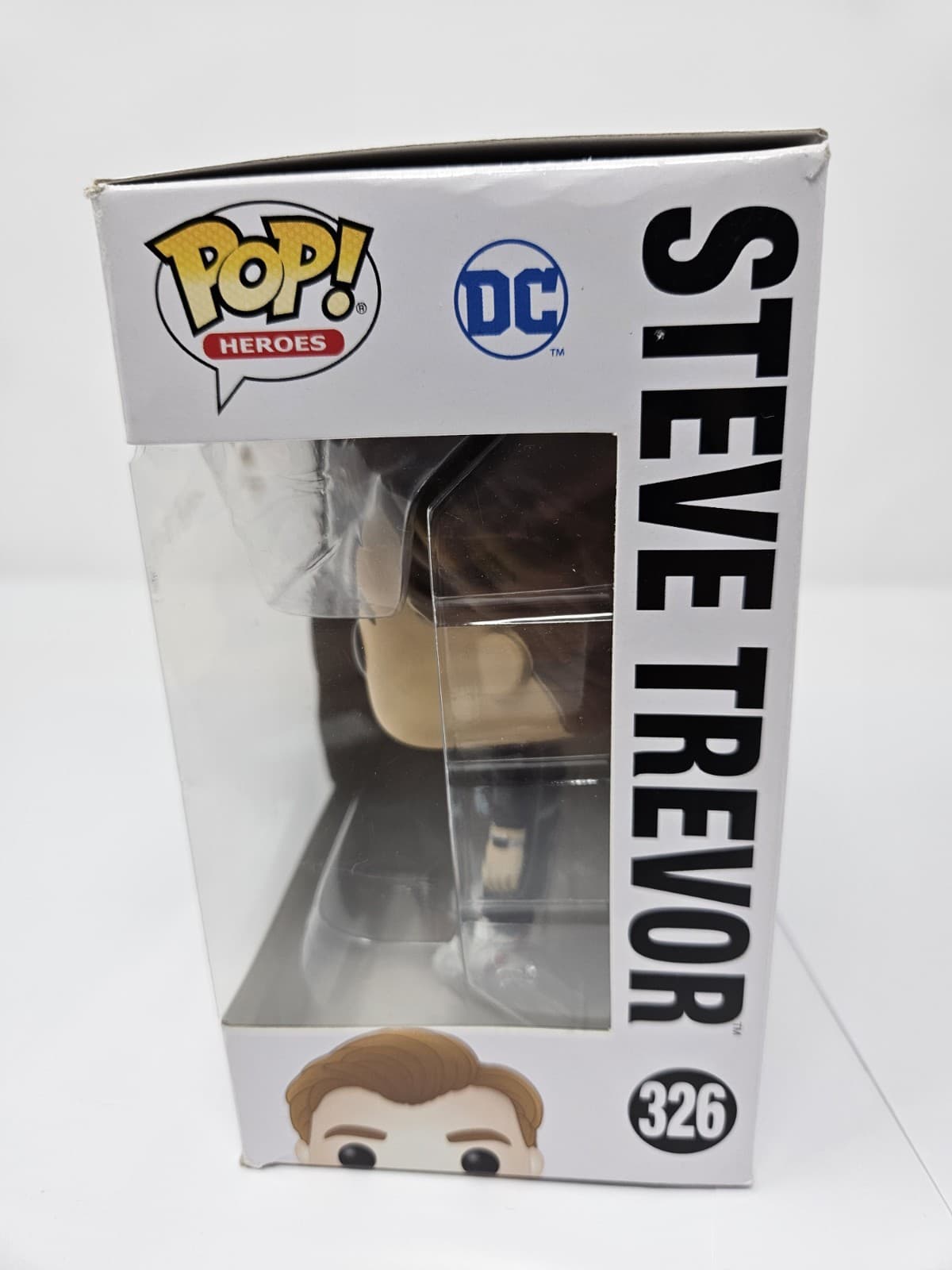 Funko Pop DC Heroes Wonder Woman 1984 #326 Steve Trevor WW84 Vinyl Figure NIB - Thumbnail 2