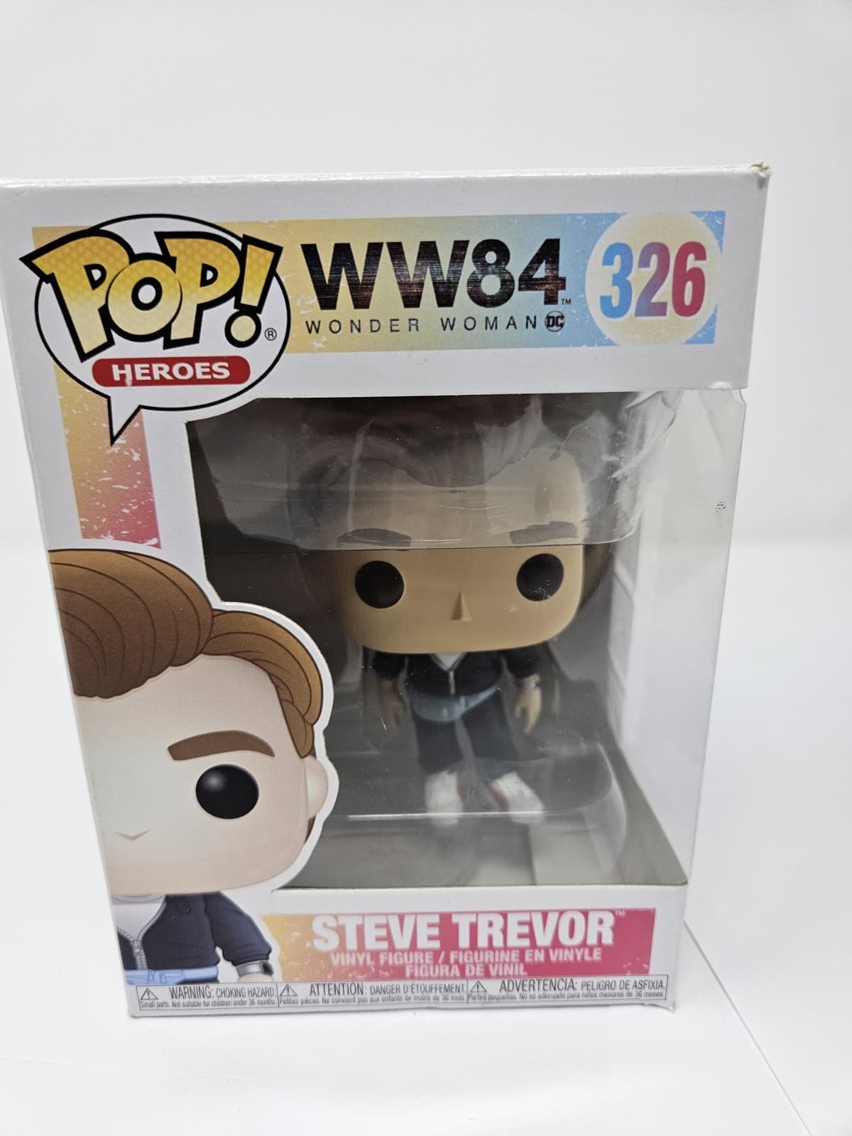 Funko Pop DC Heroes Wonder Woman 1984 #326 Steve Trevor WW84 Vinyl Figure NIB
