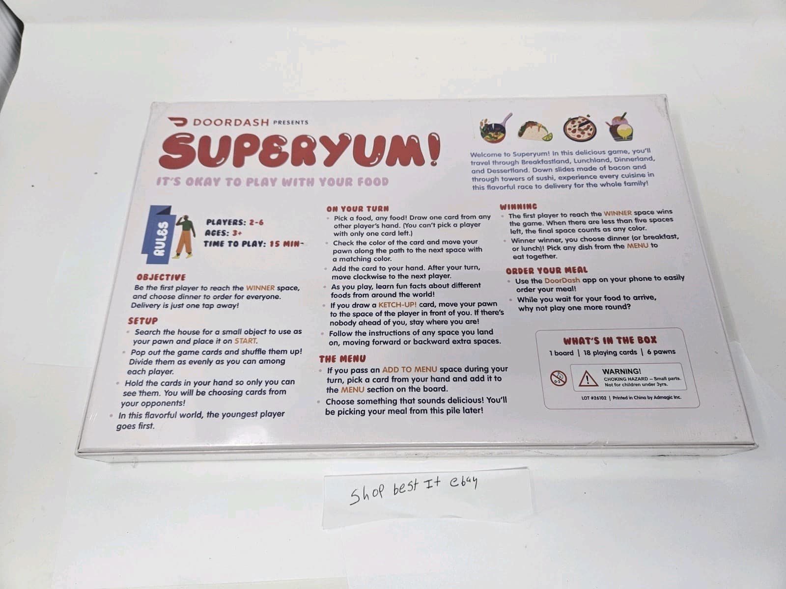 Superyum! Limited Edition Board Game Sealed - Thumbnail 2