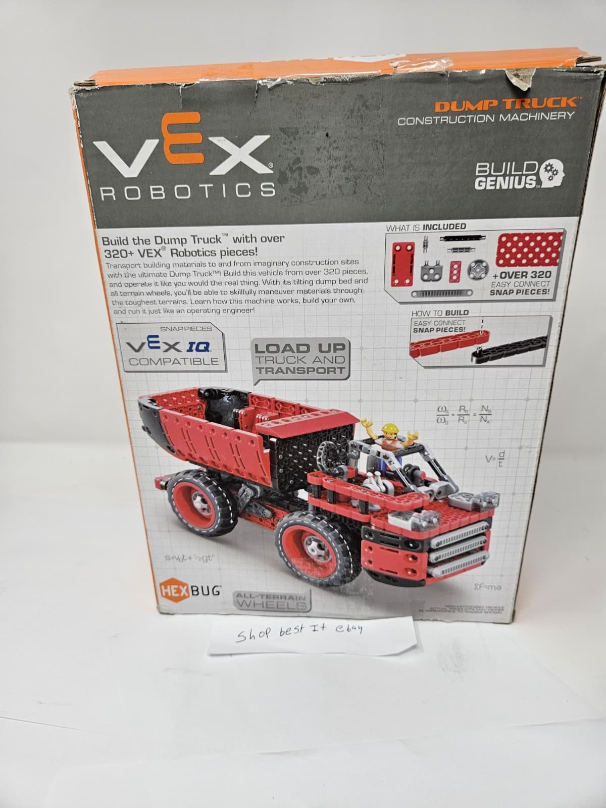 HexBUG VEX Robotics Red Dump Truck STEM complete Kit Free Shipping - Thumbnail 2