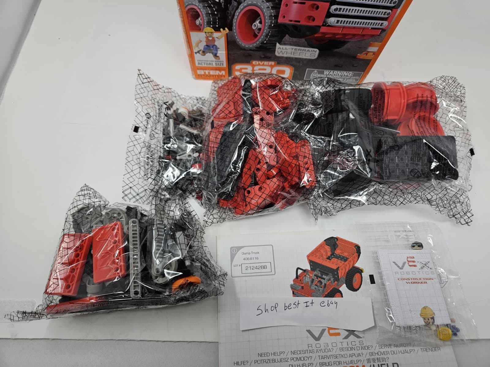 HexBUG VEX Robotics Red Dump Truck STEM complete Kit Free Shipping - Thumbnail 3