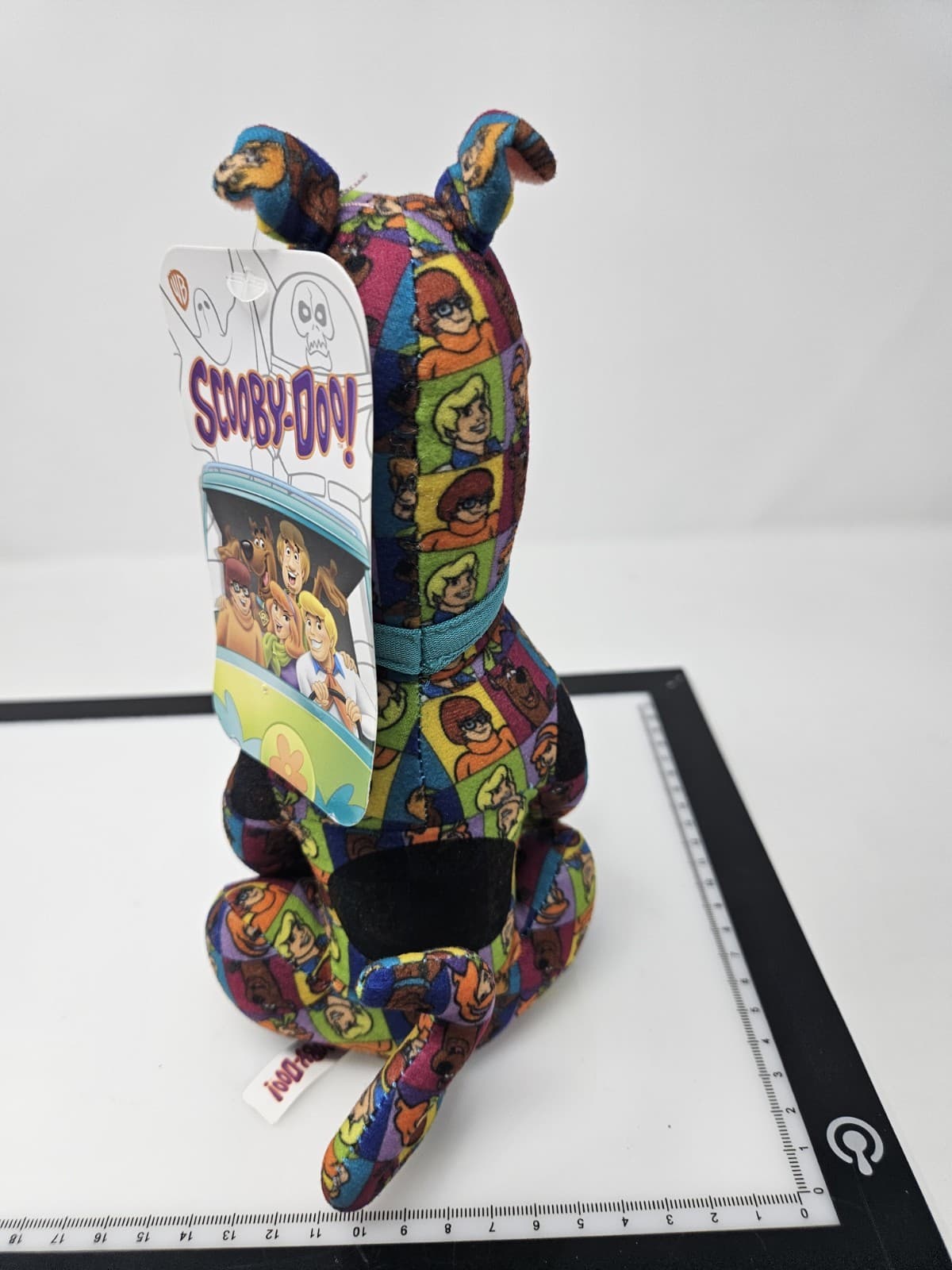 Rare & Unique 8" Scooby Doo Plush WB Multi Color patches With Tags - Thumbnail 4