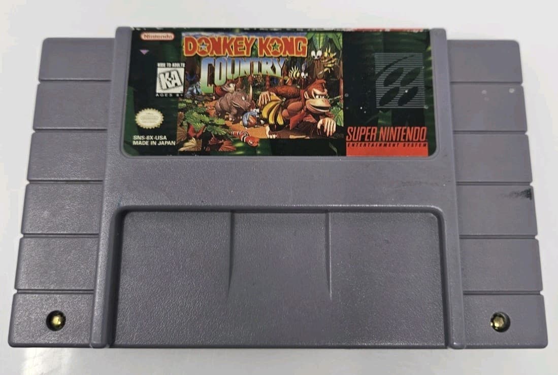 Donkey Kong Country Super Nintendo SNES Tested Game Cartridge Only