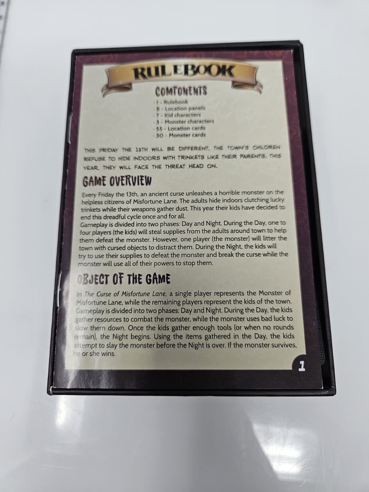 Howling Hog Card Game Curse of the Misfortune Lane Box NM - Thumbnail 3