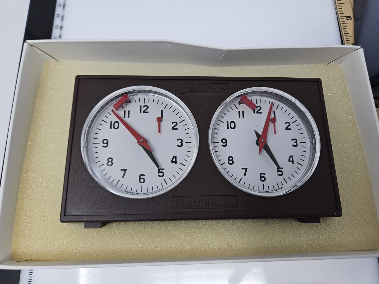 Vintage Jerger Chess Timer, In Box Unused - Thumbnail 4