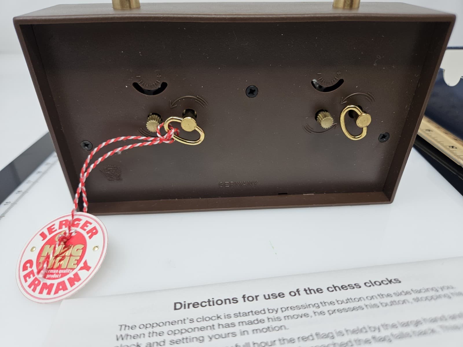 Vintage Jerger Chess Timer, In Box Unused - Thumbnail 6