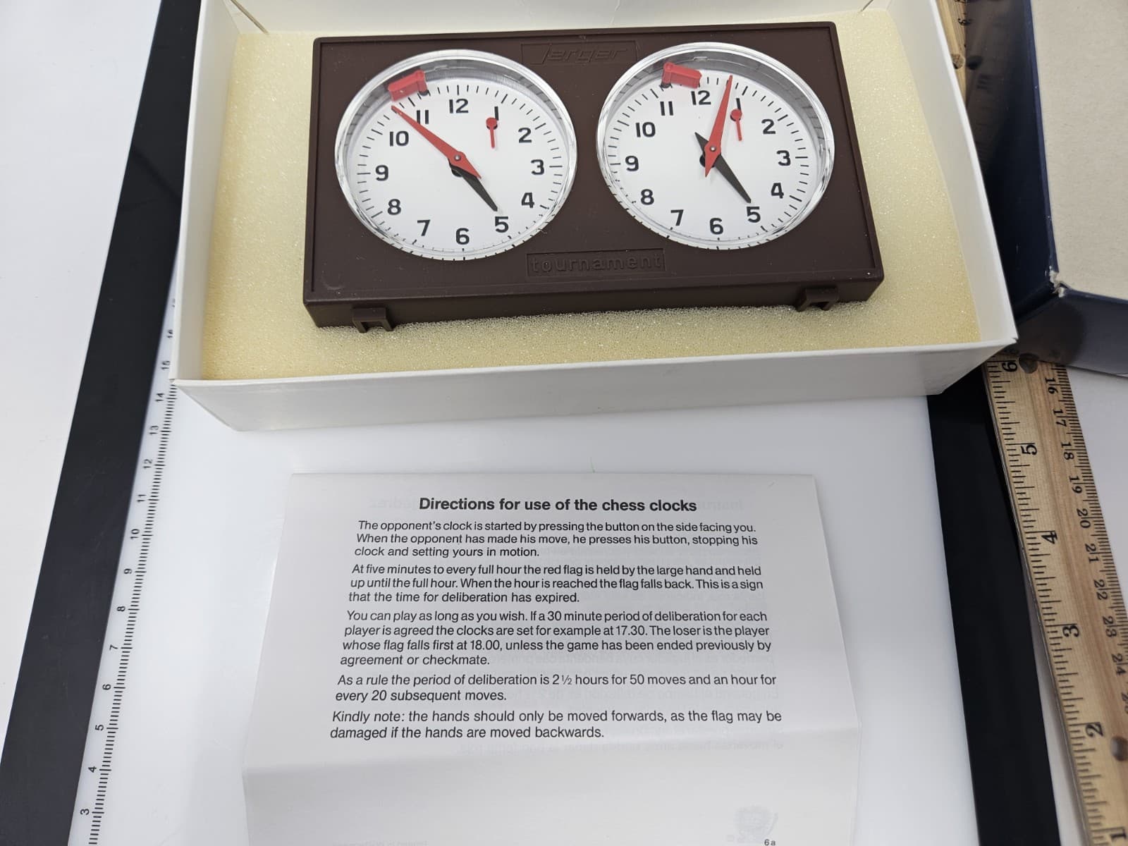 Vintage Jerger Chess Timer, In Box Unused - Thumbnail 5