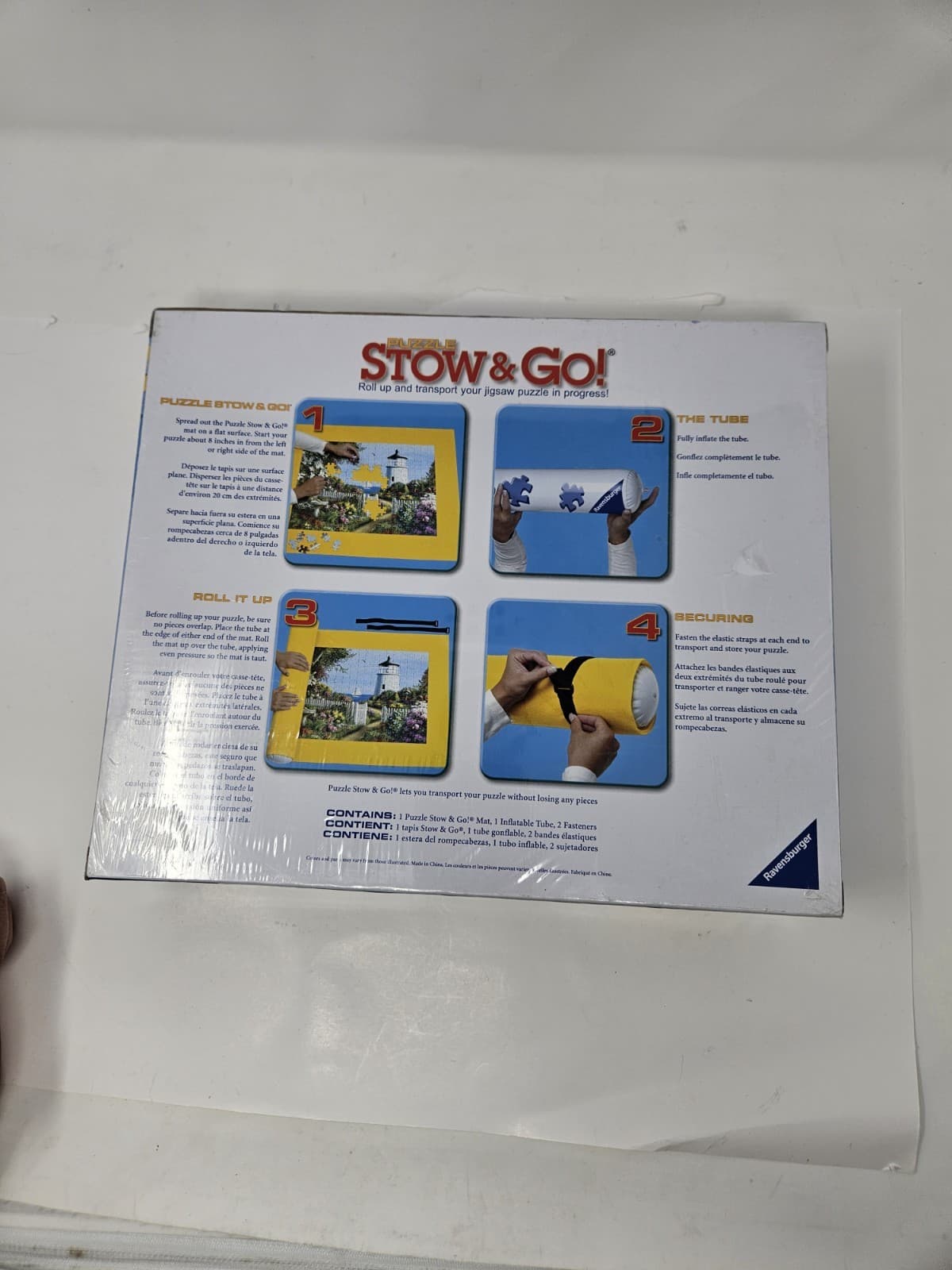 Ravensburger Puzzle Stow & Go Yellow Mat 46" X 26" Sealed - Thumbnail 2