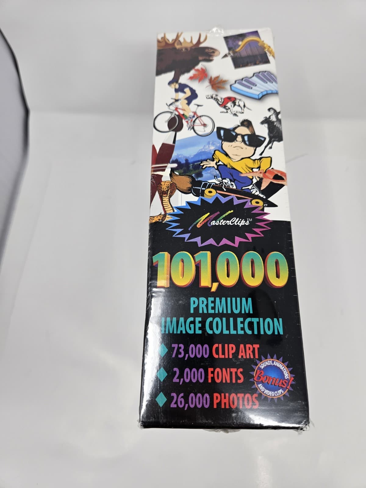 Masterclips 101,000 Premium Image Collection Windows Vintage 1996 Sealed - Thumbnail 2