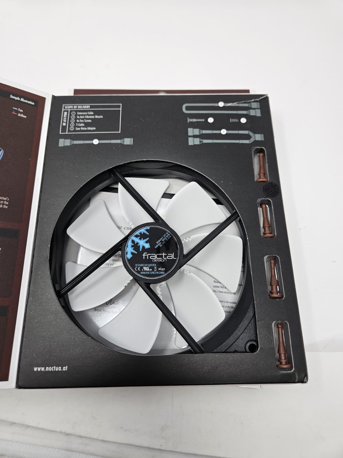 Noctua Nf-a14 Pwm, Premium Quiet Fan, 4-Pin (140Mm, Brown) - Thumbnail 2