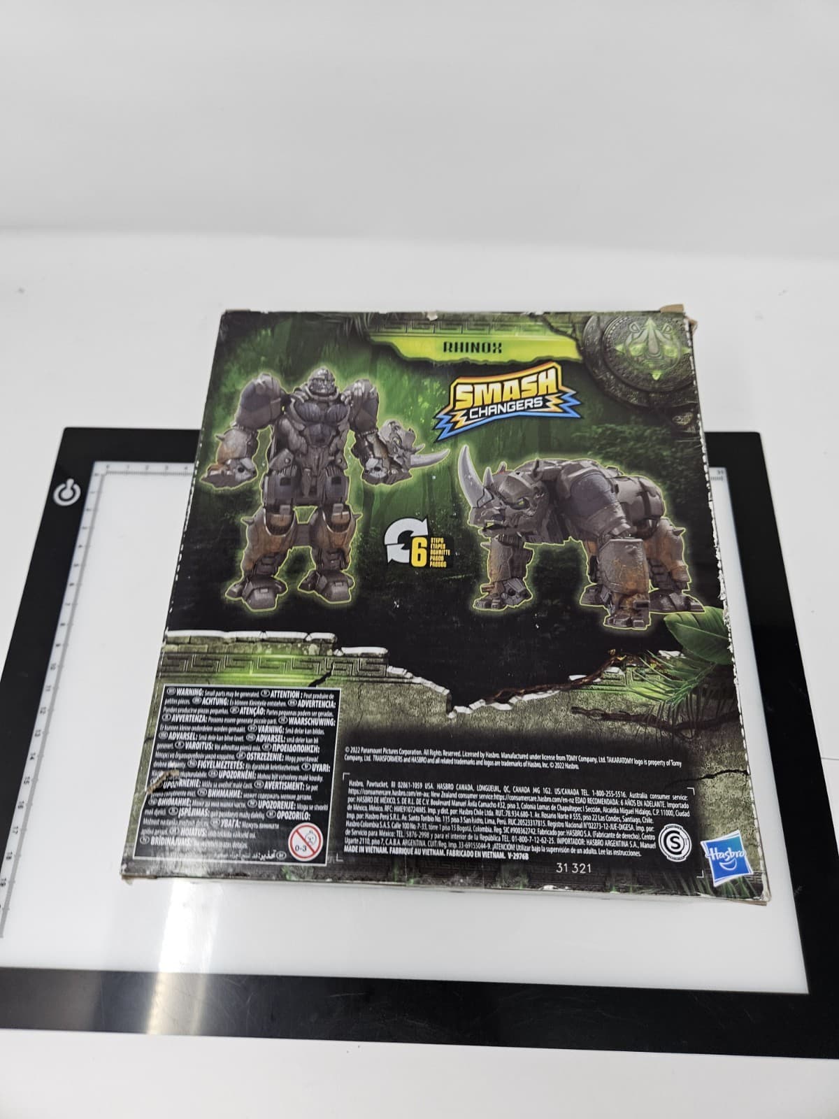 2023 Transformers Rise Of The Beasts Smash Changers Rhinox - Thumbnail 2