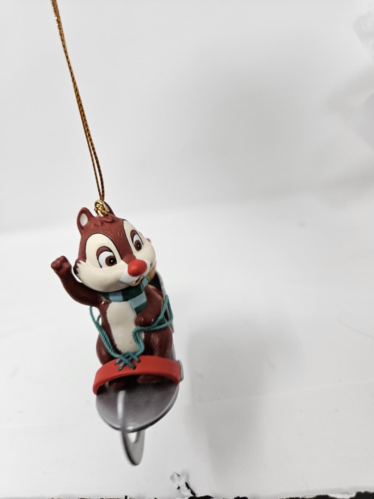 Grolier Disney Christmas Dale on Sled Ornament - Thumbnail 2