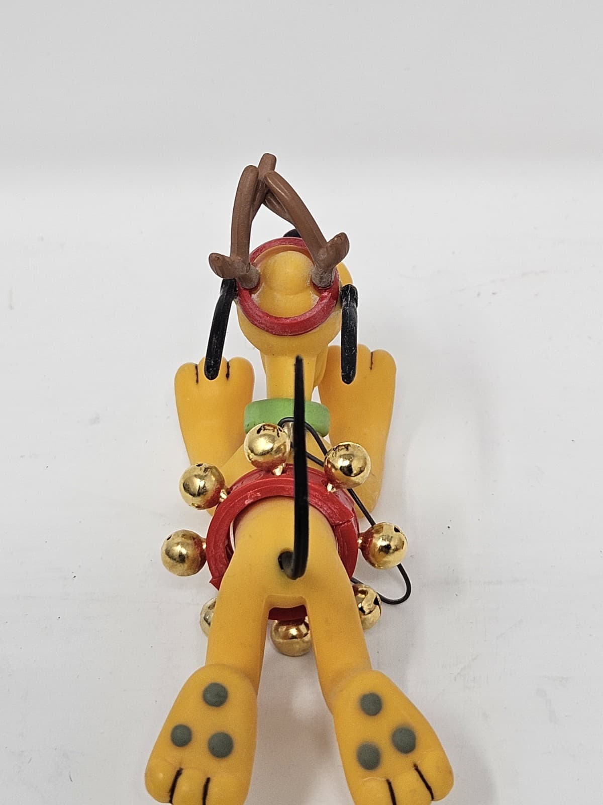Disney Christmas Magic Ornament Pluto as a Reindeer with Box by Grolier - Thumbnail 2